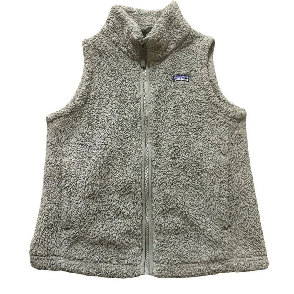 Patagonia Sherpa gray kids vest size xl